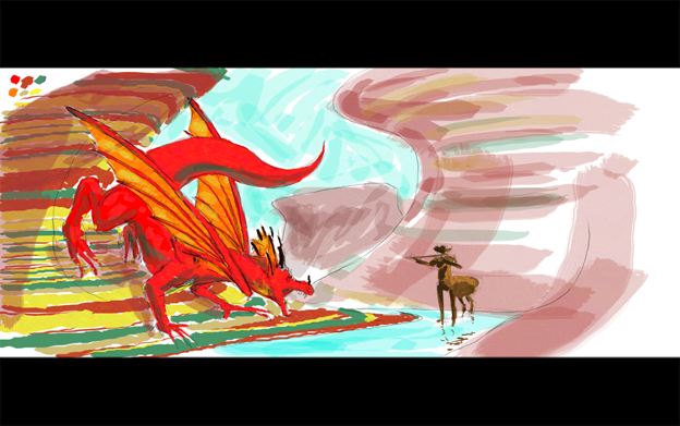 Jakkard-Dragon-and-Centaur-color-sketch.png